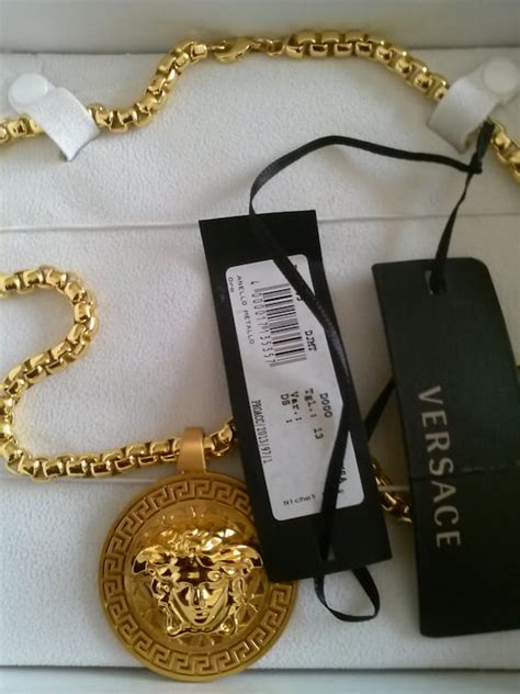 versace chain|authentic versace jewelry.